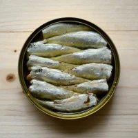 Canned sardine fish